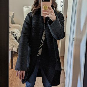 7 For All Mankind Cowl Neck Oversize Jacket - Small